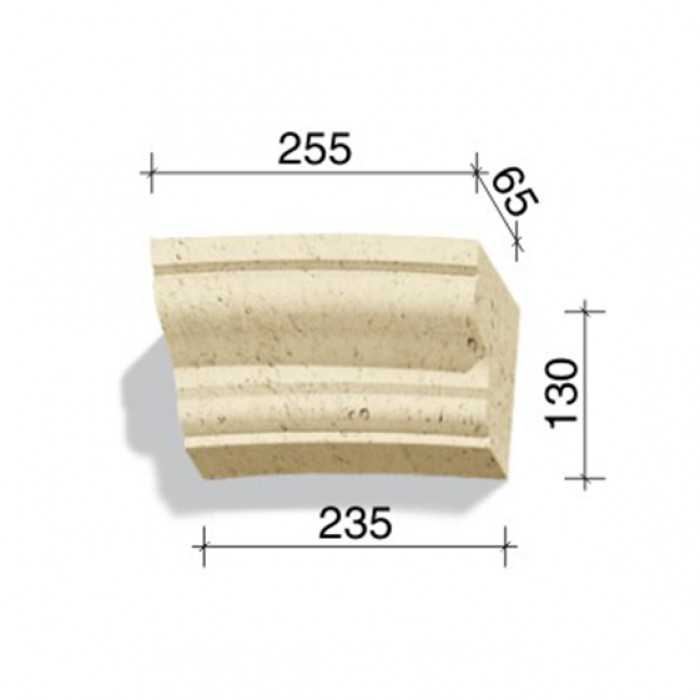 Арочный элемент White Hills 735-13, 130*255/235*65 мм