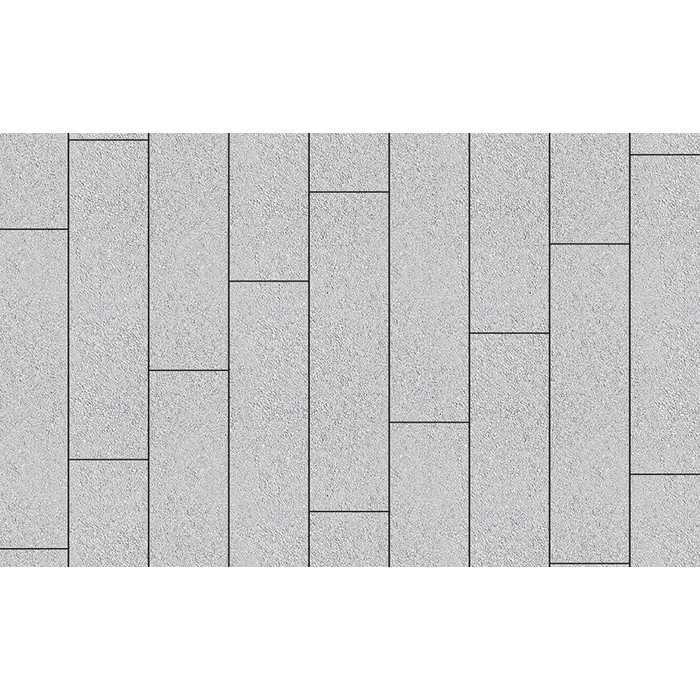 Плитка тротуарная Прямоугольник (Ла-Линия) В.11.П.10 гладкий белый 400x100x100 мм